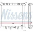 Radiateur, refroidissement du moteur NISSENS 64302A - Visuel 2