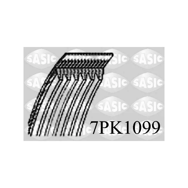Courroie trapézoïdale à nervures SASIC 7PK1099