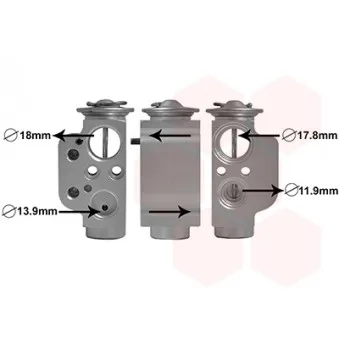 Détendeur, climatisation VAN WEZEL 03001373
