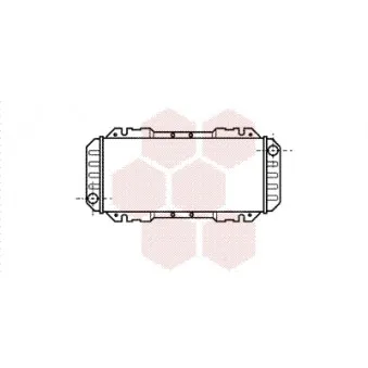 Radiateur, refroidissement du moteur VAN WEZEL