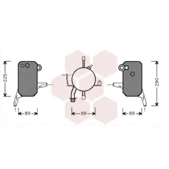 Filtre déshydratant, climatisation VAN WEZEL 1800D119