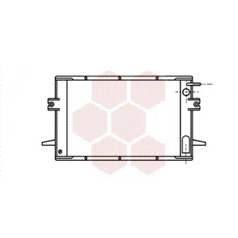 Radiateur, refroidissement du moteur VAN WEZEL 28002028