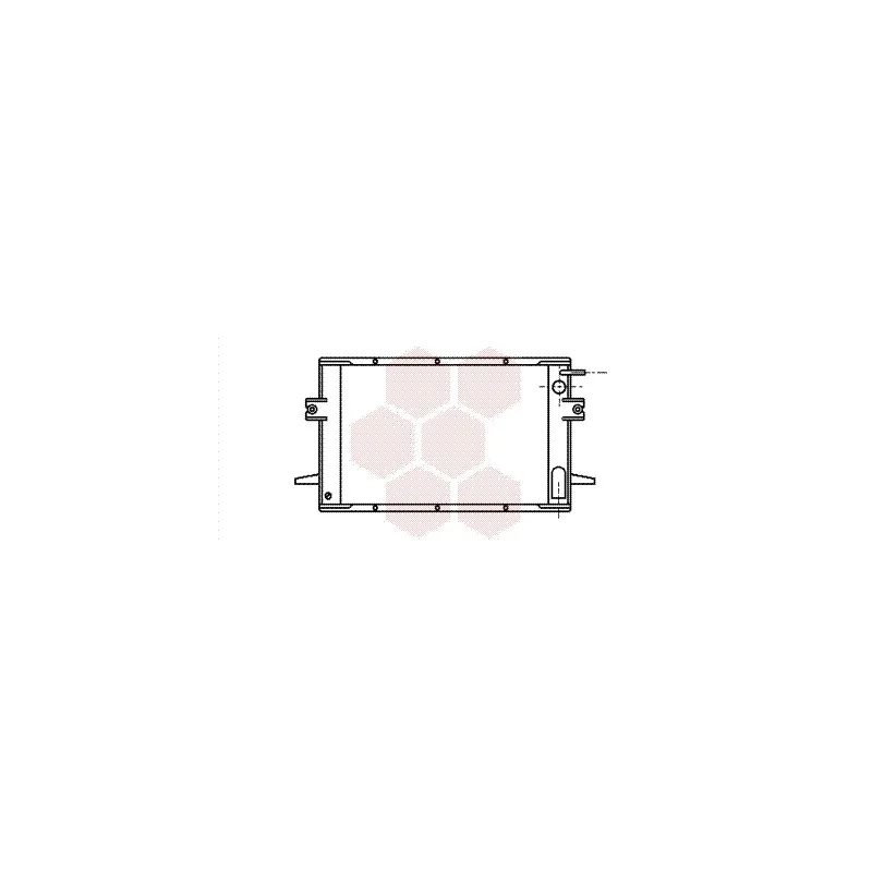 Radiateur, refroidissement du moteur VAN WEZEL 28002028