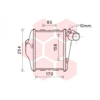 Intercooler, échangeur VAN WEZEL