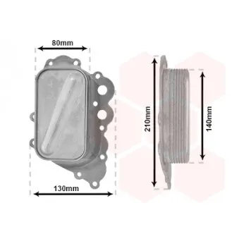 Radiateur d'huile VAN WEZEL 30003713