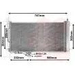 Condenseur, climatisation VAN WEZEL 30005200 - Visuel 1