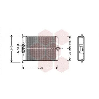 Système de chauffage VAN WEZEL 30006239