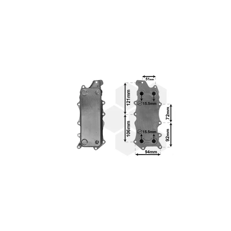 Radiateur d'huile VAN WEZEL 30013701