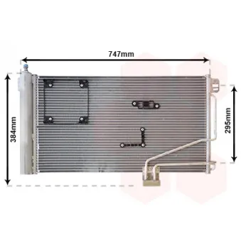 Condenseur, climatisation VAN WEZEL 30015298