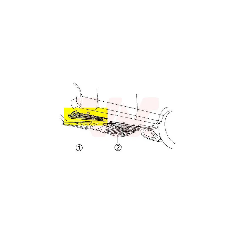 Plancher de carrosserie avant gauche VAN WEZEL 3010385