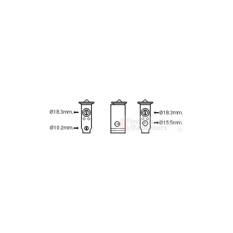 Détendeur, climatisation VAN WEZEL 32001250