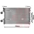 Radiateur, refroidissement du moteur VAN WEZEL 37002202 - Visuel 1