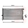 Radiateur, refroidissement du moteur VAN WEZEL 37002244 - Visuel 1