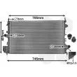 Radiateur, refroidissement du moteur VAN WEZEL 37002462 - Visuel 1