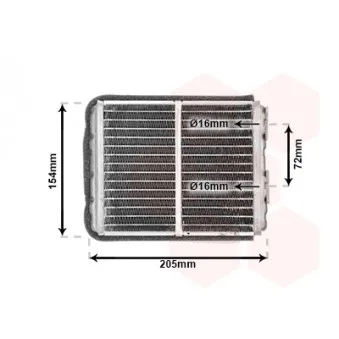 Système de chauffage VAN WEZEL 37006403