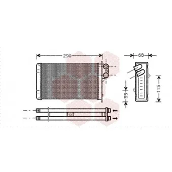 Système de chauffage VAN WEZEL 40006172