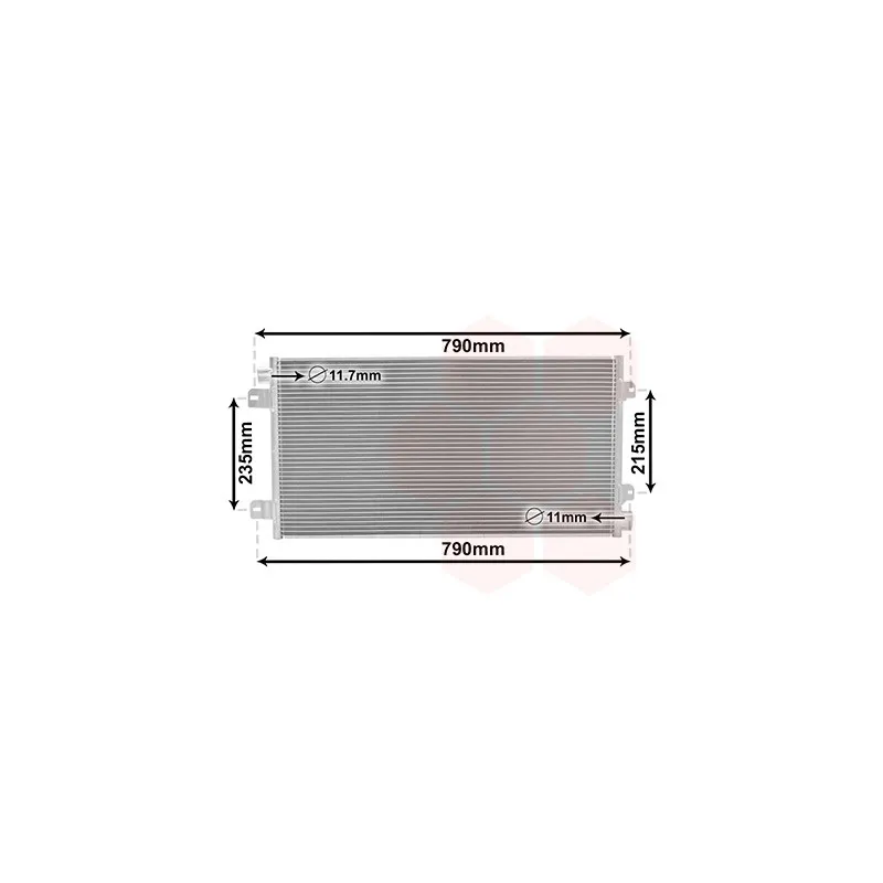 Condenseur, climatisation VAN WEZEL 43005342