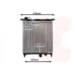 Radiateur, refroidissement du moteur VAN WEZEL 58002325 - Visuel 1