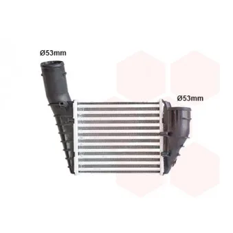 Intercooler, échangeur VAN WEZEL 58004222