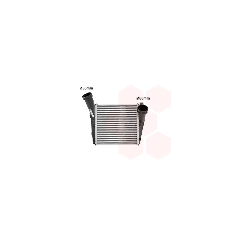 Intercooler, échangeur VAN WEZEL 58004234