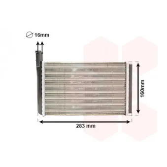 Système de chauffage VAN WEZEL 58006061