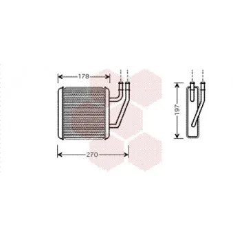 Système de chauffage VAN WEZEL 58006203