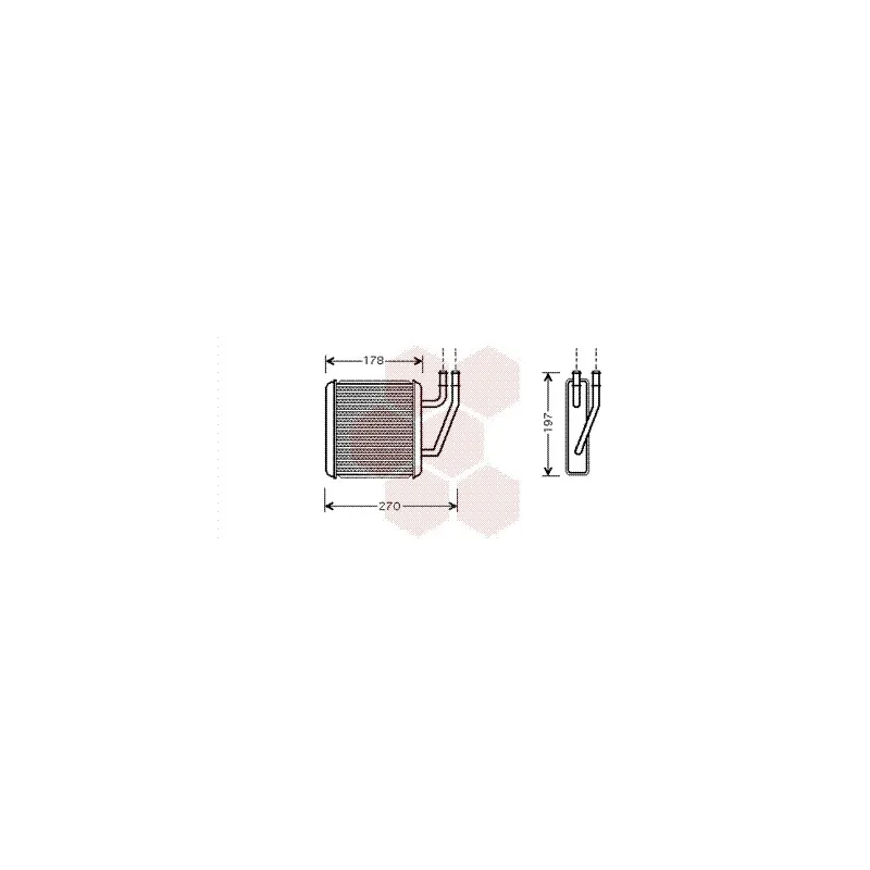 Système de chauffage VAN WEZEL 58006203