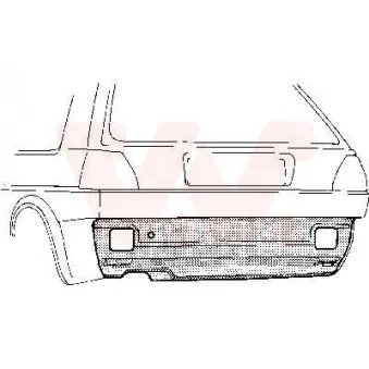 Panneau arrière VAN WEZEL 5812136