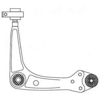 Triangle ou bras de suspension (train avant) FRAP F4403