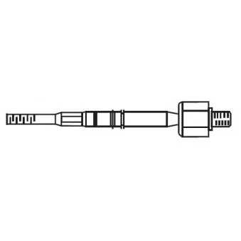 Rotule de direction intérieure, barre de connexion FRAP F4443