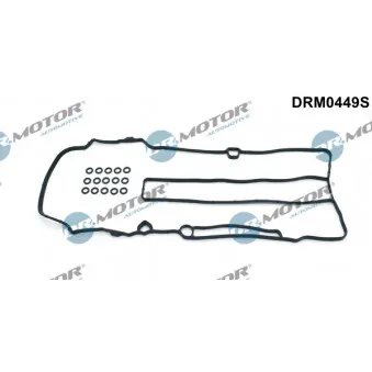 Jeu de joints d'étanchéité, couvercle de culasse Dr.Motor DRM0449S