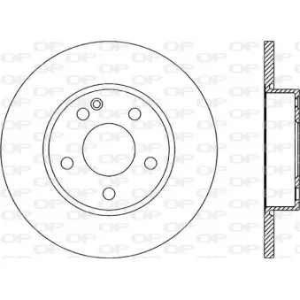 Jeu de 2 disques de frein avant OPEN PARTS BDR2173.10