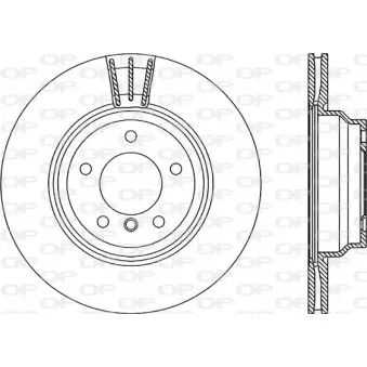 Jeu de 2 disques de frein avant OPEN PARTS BDR2276.20