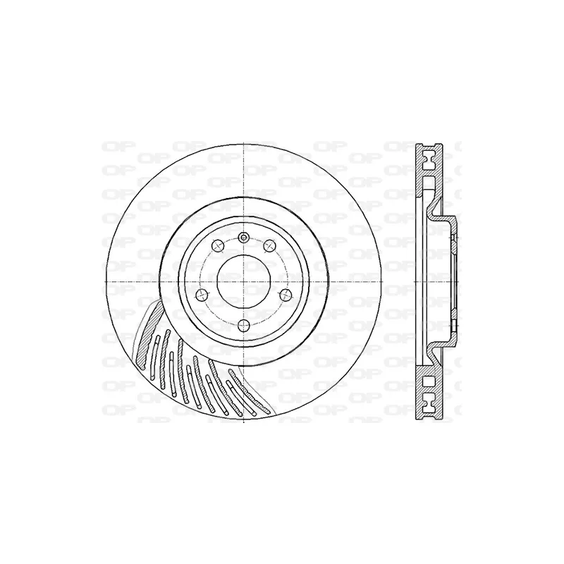 Disque de frein avant droit OPEN PARTS BDR2862.20