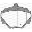 Jeu de 4 plaquettes de frein arrière OPEN PARTS BPA0222.10 - Visuel 2