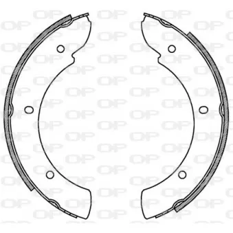 Jeu de mâchoires de frein OPEN PARTS BSA2193.00