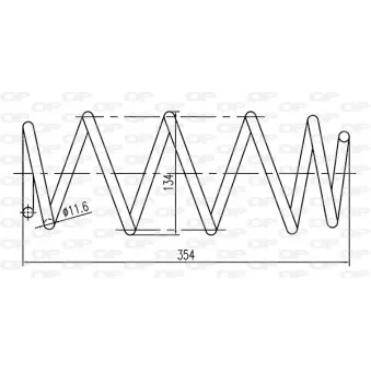 Ressort de suspension OPEN PARTS CSR9033.00