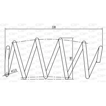 Ressort de suspension OPEN PARTS CSR9146.00