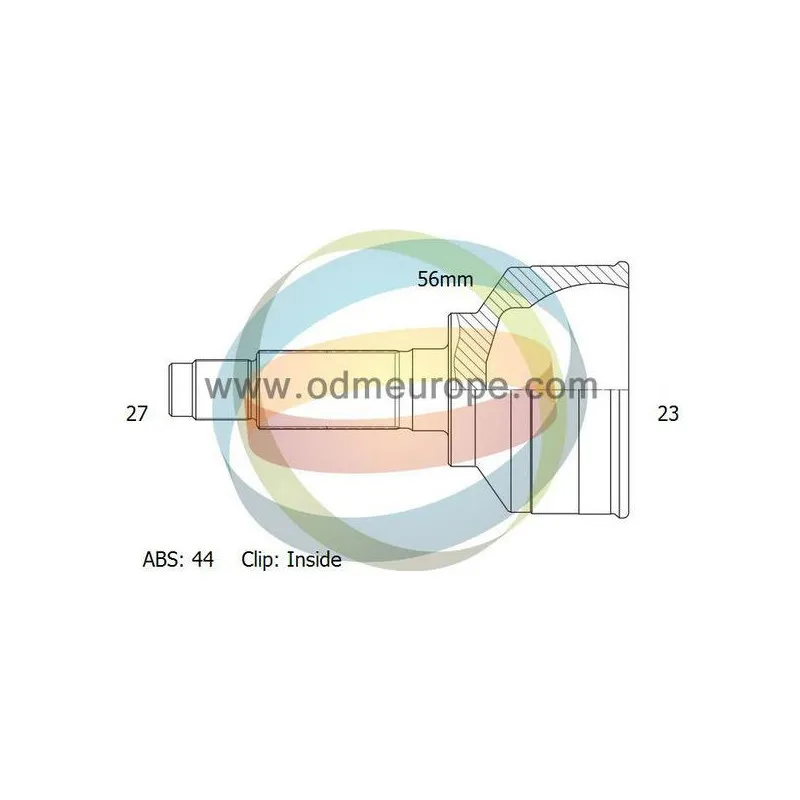 Embout de cardan avant (kit de réparation) ODM-MULTIPARTS 12-070979