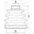 Soufflets de cardan avant OPEN PARTS SJK7204.00 - Visuel 2