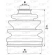 Soufflets de cardan avant OPEN PARTS SJK7224.00 - Visuel 2