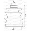 Soufflets de cardan avant OPEN PARTS SJK7253.00 - Visuel 2