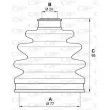 Soufflets de cardan avant OPEN PARTS SJK7266.00 - Visuel 2