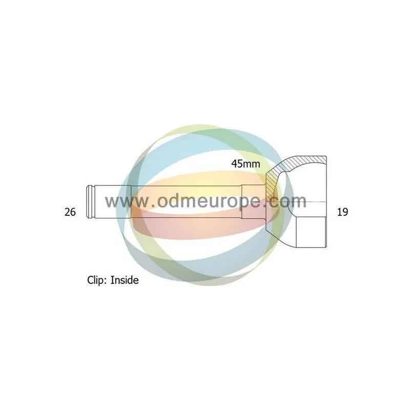 Embout de cardan avant (kit de réparation) ODM-MULTIPARTS 12-300701