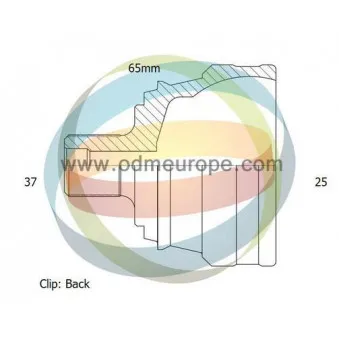 Embout de cardan avant (kit de réparation) ODM-MULTIPARTS 12-341958