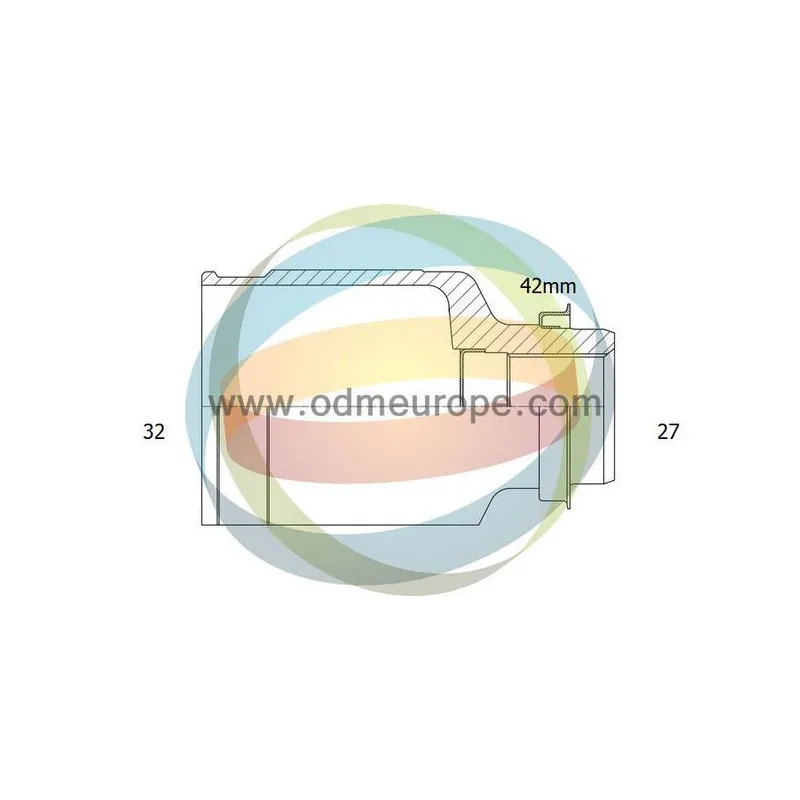 Embout de cardan avant (kit de réparation) ODM-MULTIPARTS 14-046854