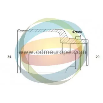 Embout de cardan avant (kit de réparation) ODM-MULTIPARTS 14-046863