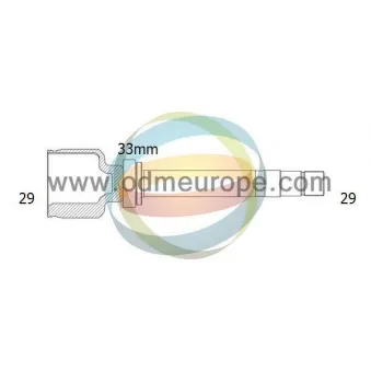 Embout de cardan avant (kit de réparation) ODM-MULTIPARTS 14-066166