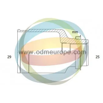 Embout de cardan avant (kit de réparation) ODM-MULTIPARTS 14-076951