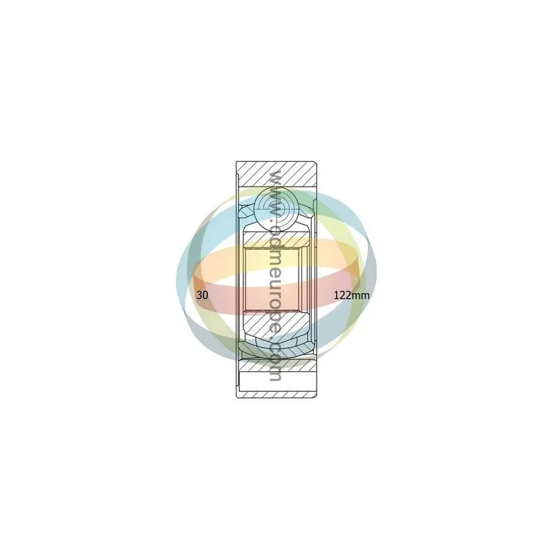 Embout de cardan avant (kit de réparation) ODM-MULTIPARTS 14-146054